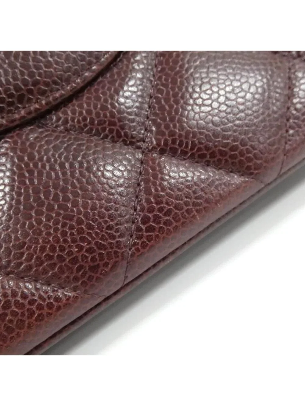 Chanel Vintage Bag Handbag Burgundy